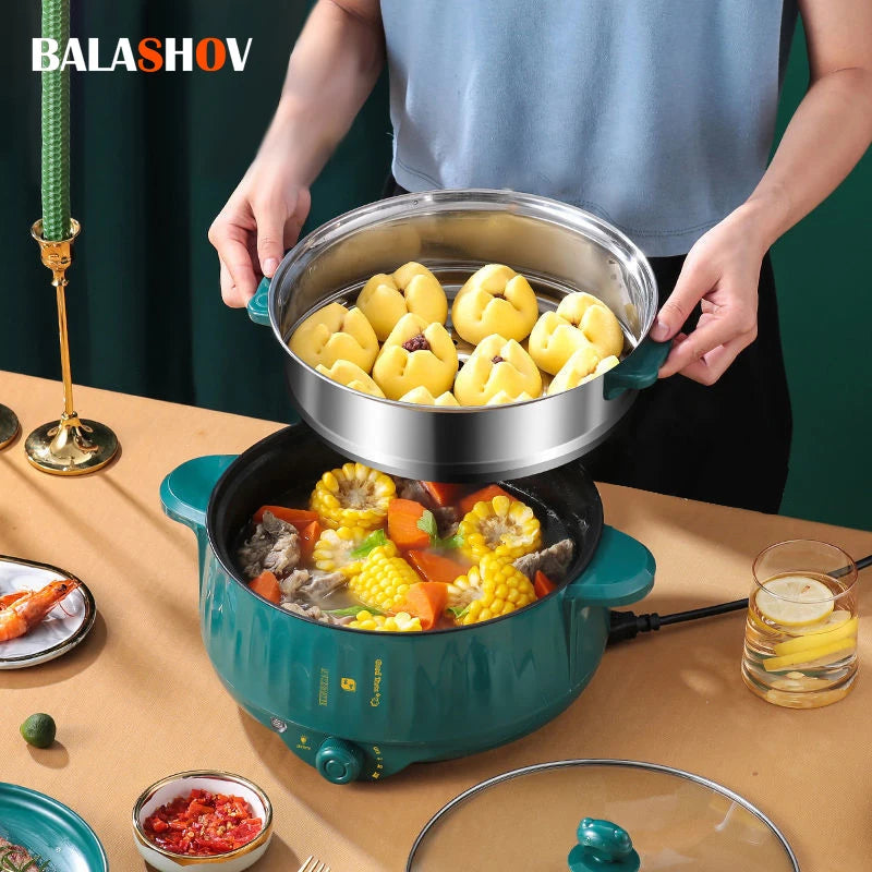Non- Stick Electric Multicookers Single/Double Layer 1-2 Pan