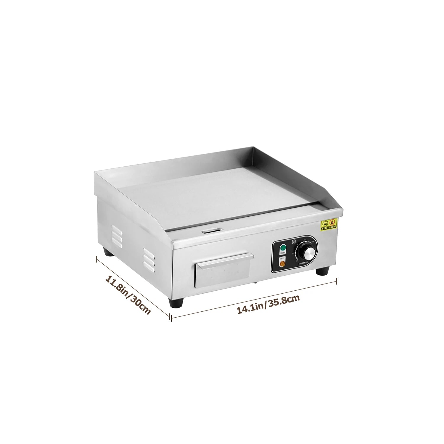 300W Non-Stick Electric Grill Plate