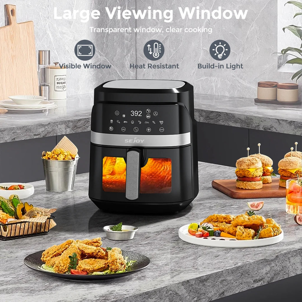 Electric Air Fryer 8-in-1,6 Quart