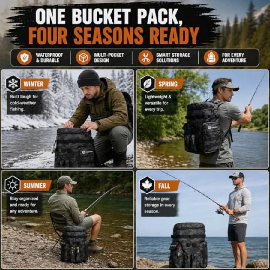 Fishing Bucket Organizer for 5 Gallon Bucket