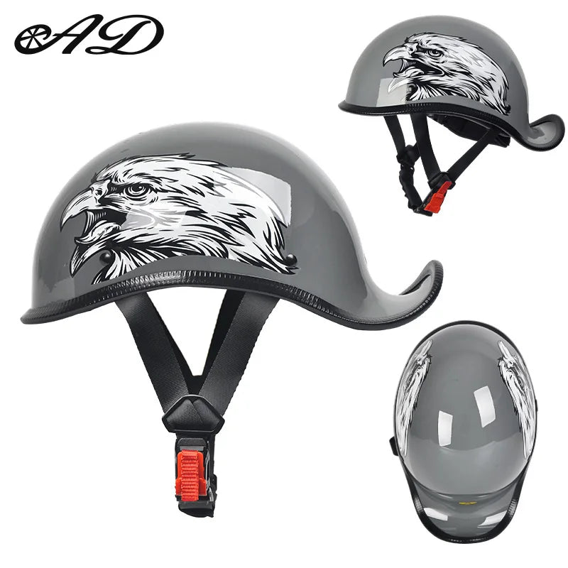 Motorcycle Upturned Tail Helmet