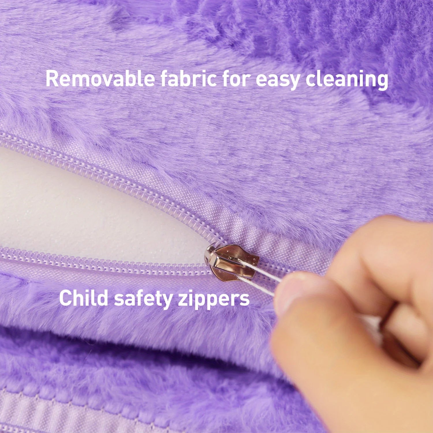 Kids Foldable Sofa & Pillow, Soft Plush