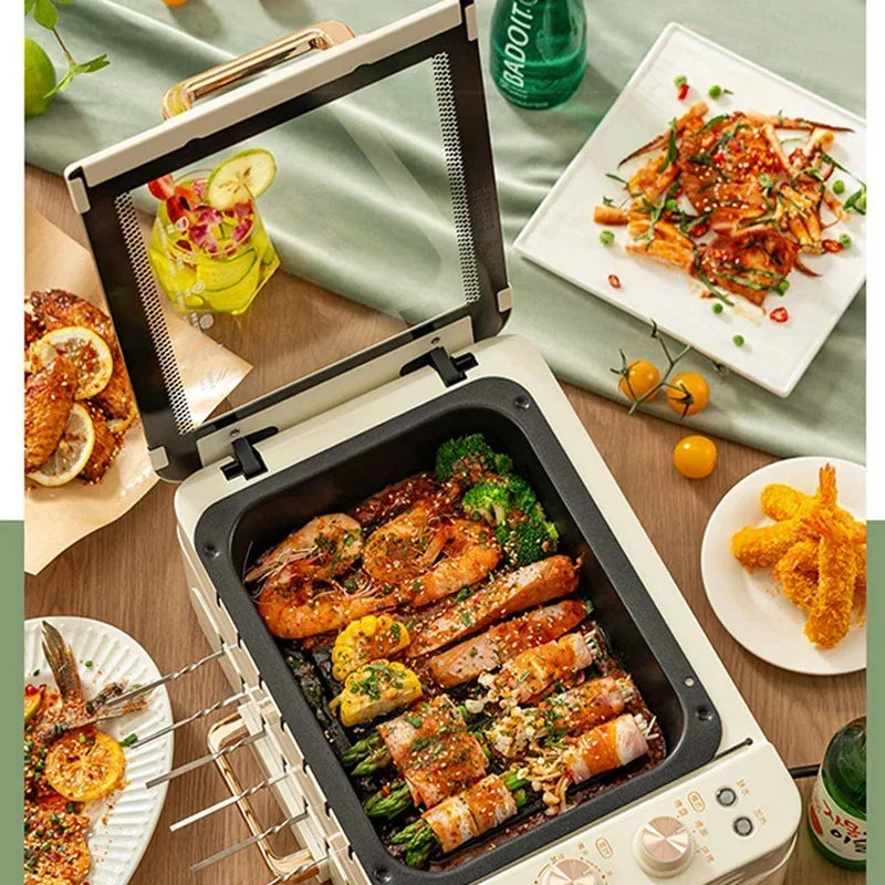 Automatic Rotating Barbecue Pot