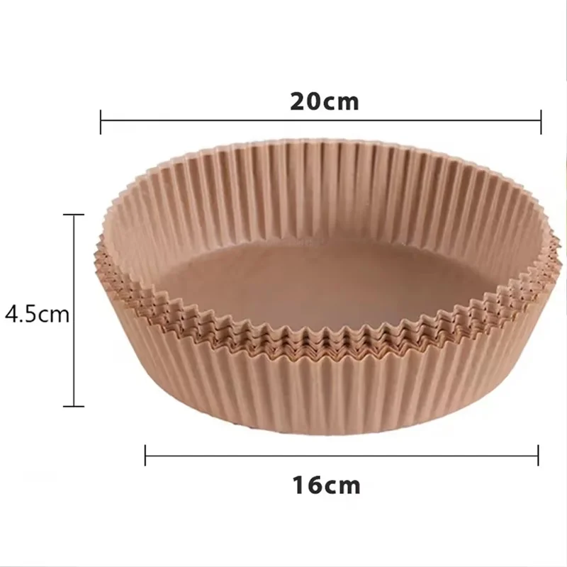 50/100Pcs Air Fryer Disposable Paper Non-Stick Paper Liners