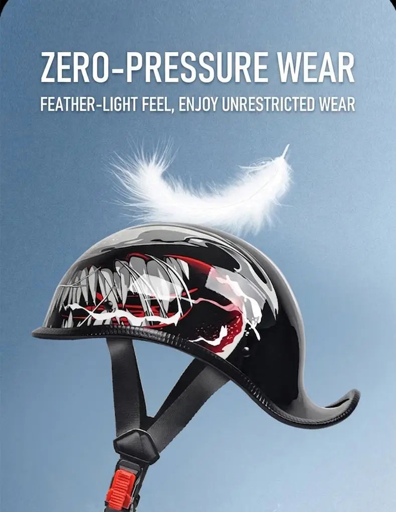 Motorcycle Upturned Tail Helmet