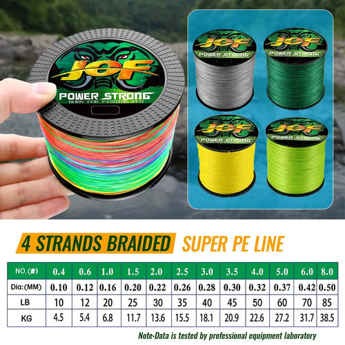 4 Braided Strands Fly Fishing Line