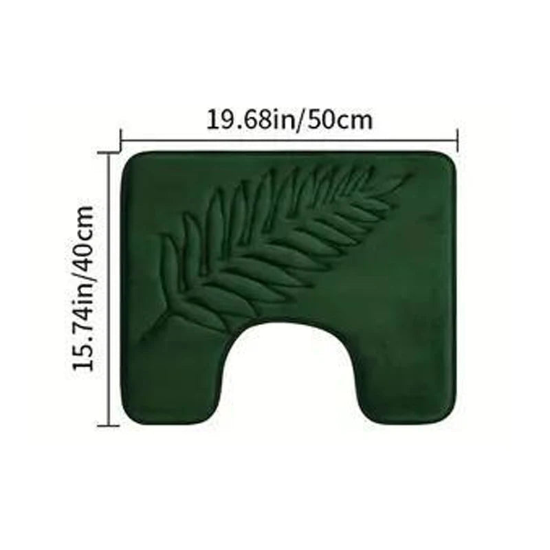 3 Piece Bathroom Memory Foam Mat