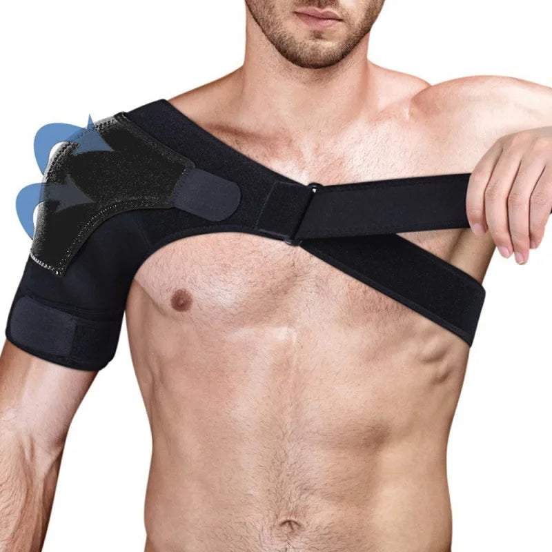 Shoulder Brace with Pressure Pad,Adjustable Shoulder Brace