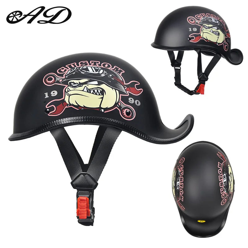 Motorcycle Upturned Tail Helmet