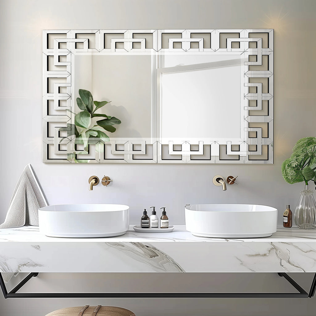 Rectangle Silver Mirror