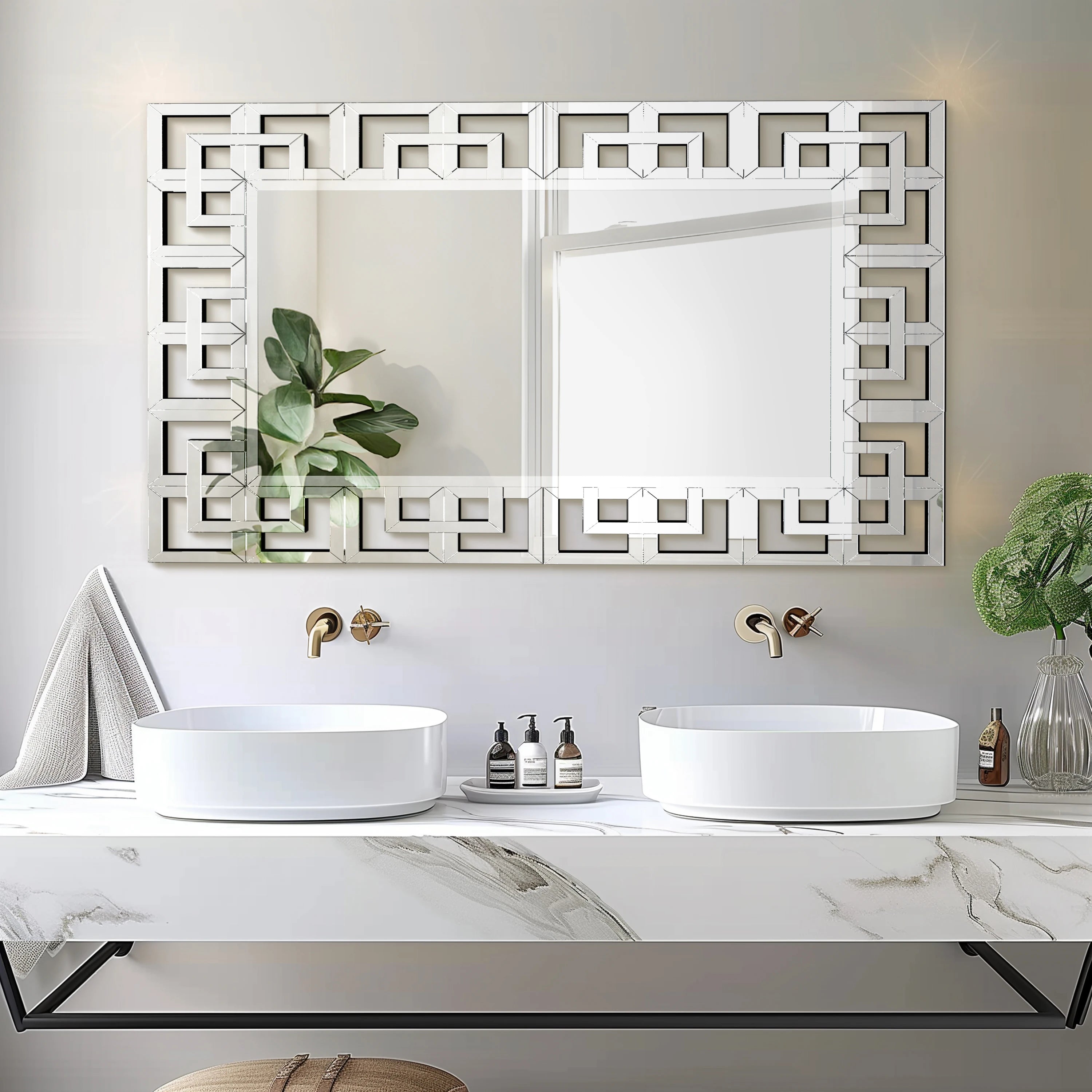 Rectangle Silver Mirror
