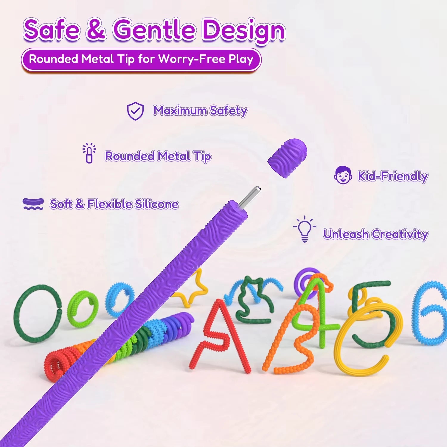 8pcs EDC Fidget Sensory Sticks toys,