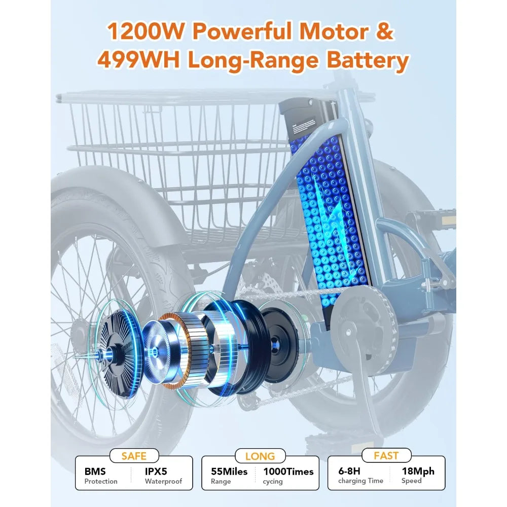Folding Trike Ebike