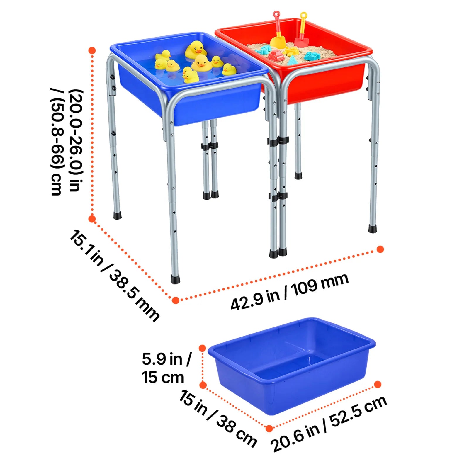 SucceBuy Sensory Table for Toddlers Kids Activity Table
