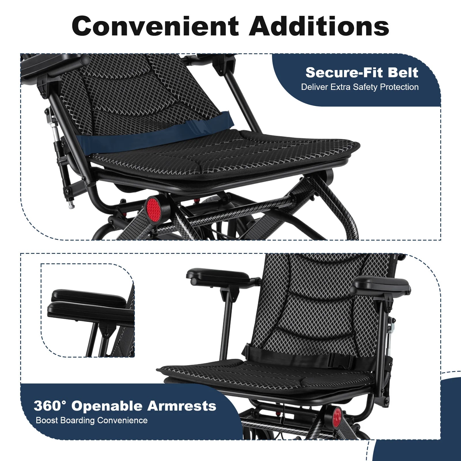 Foldable Reclining Wheelchair