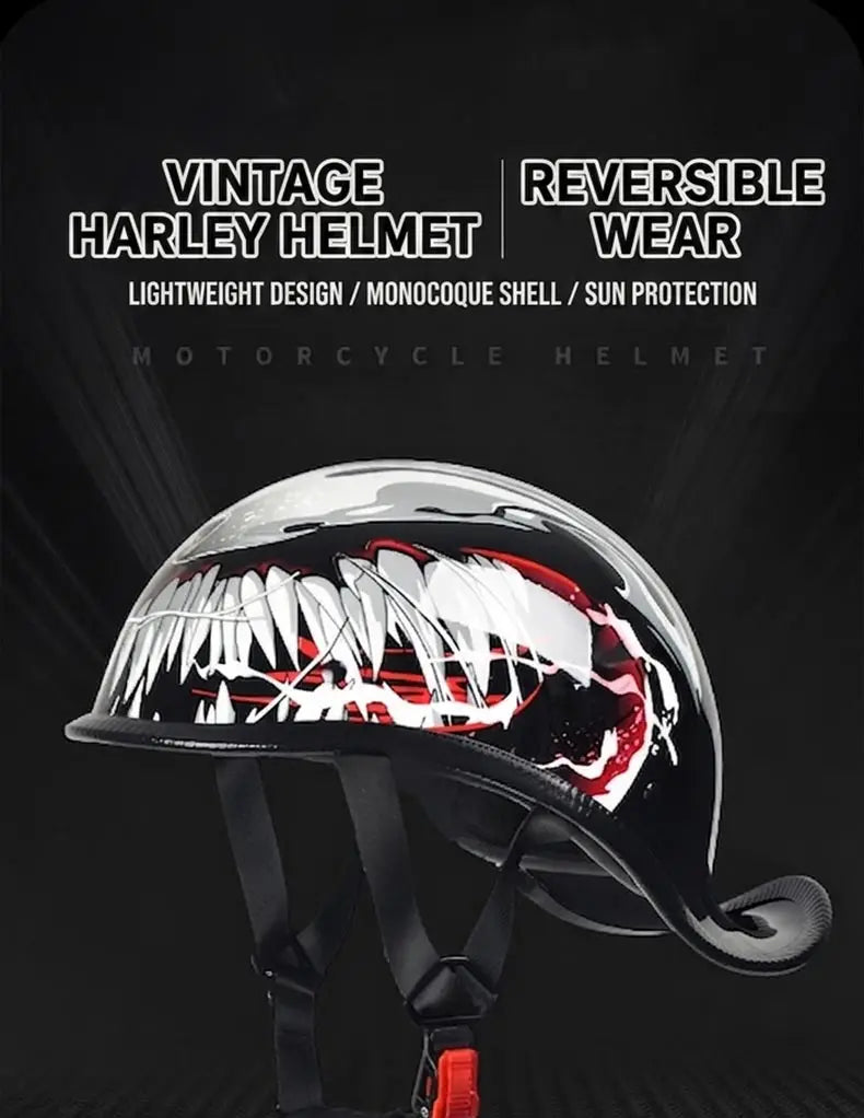 Motorcycle Upturned Tail Helmet