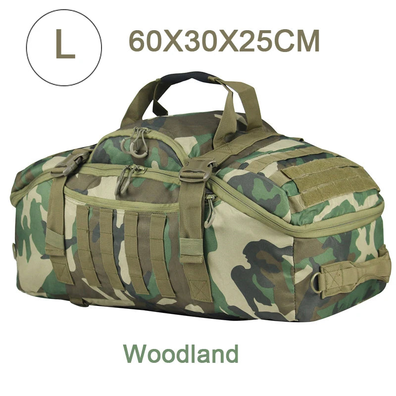 Large Duffel Hiking and Camping Travel Bags