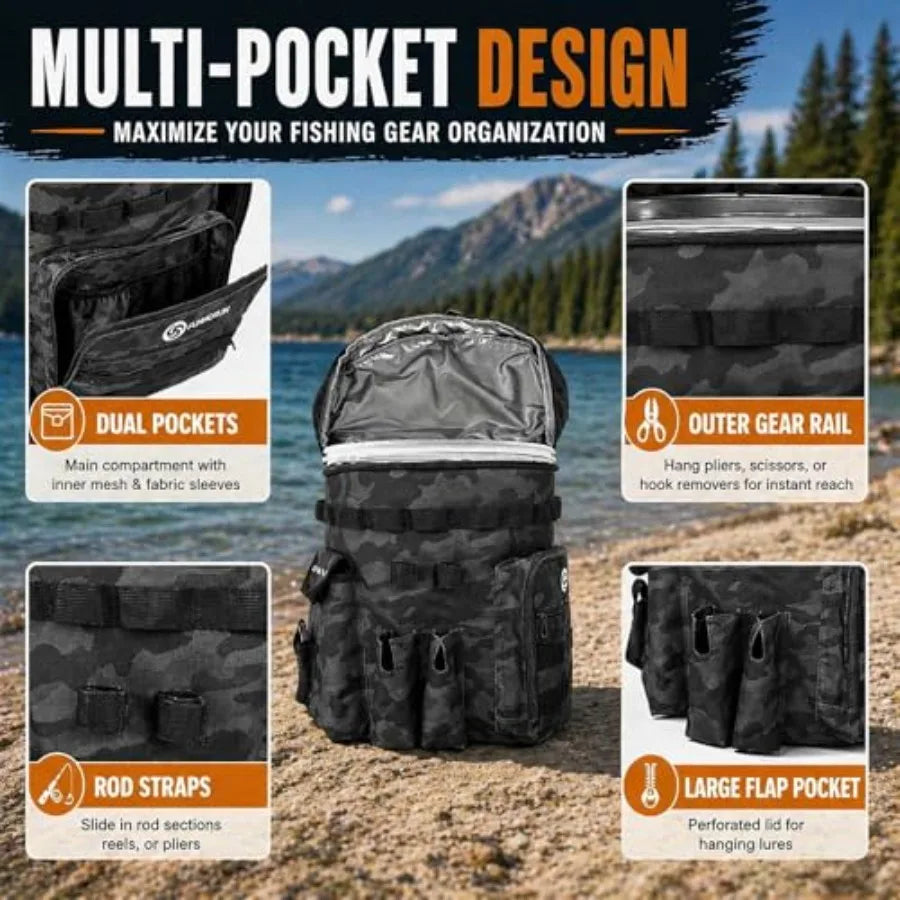 Fishing Bucket Organizer for 5 Gallon Bucket