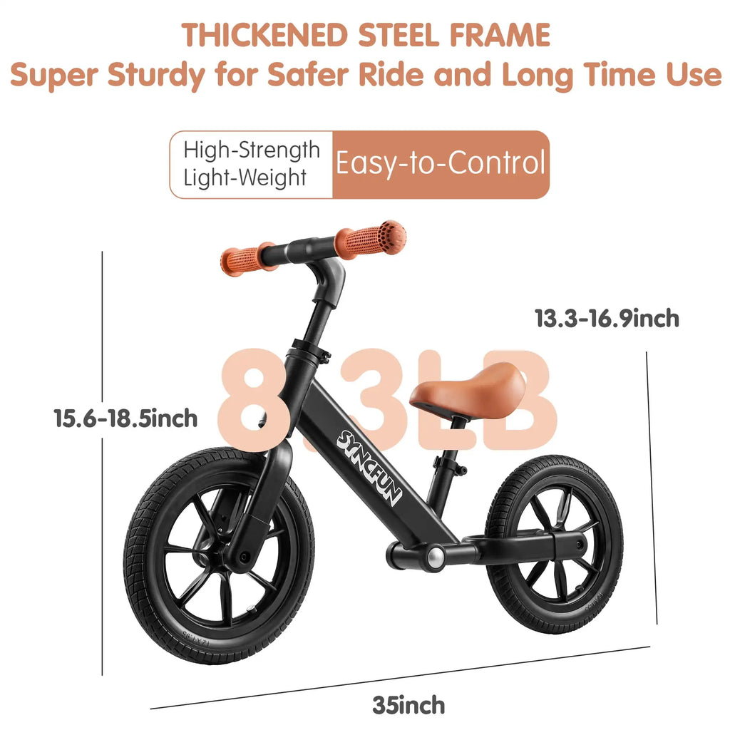 Light-weight Toddler Bike for 2 to 5 Years Kids No Pedal Riding