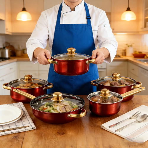 14-Piece Stainless Steel Cookware Set