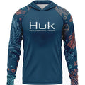 Summer Fishing Men Long Sleeve Hooded T-Shirt