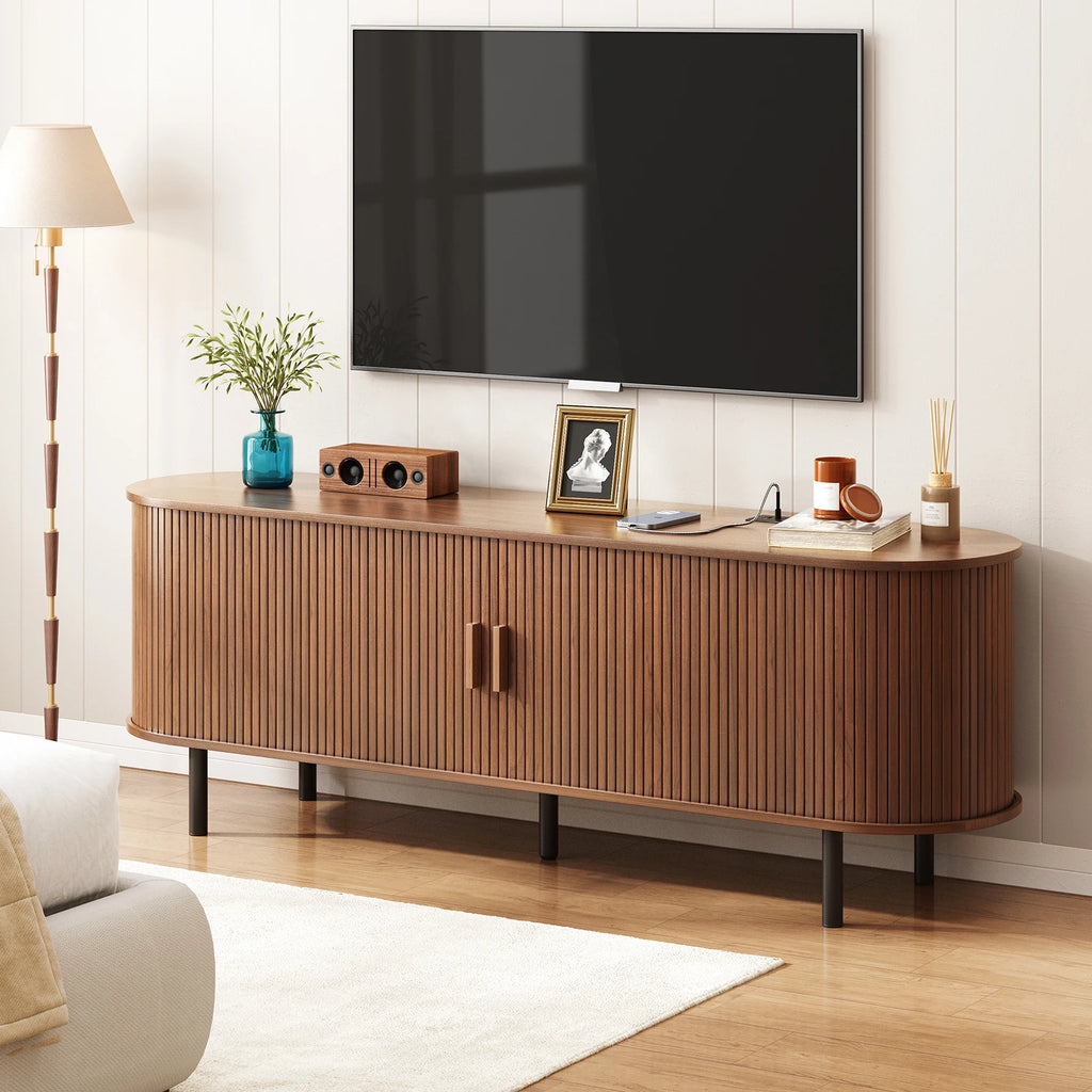 TV Stand with Power Outlet for TVs