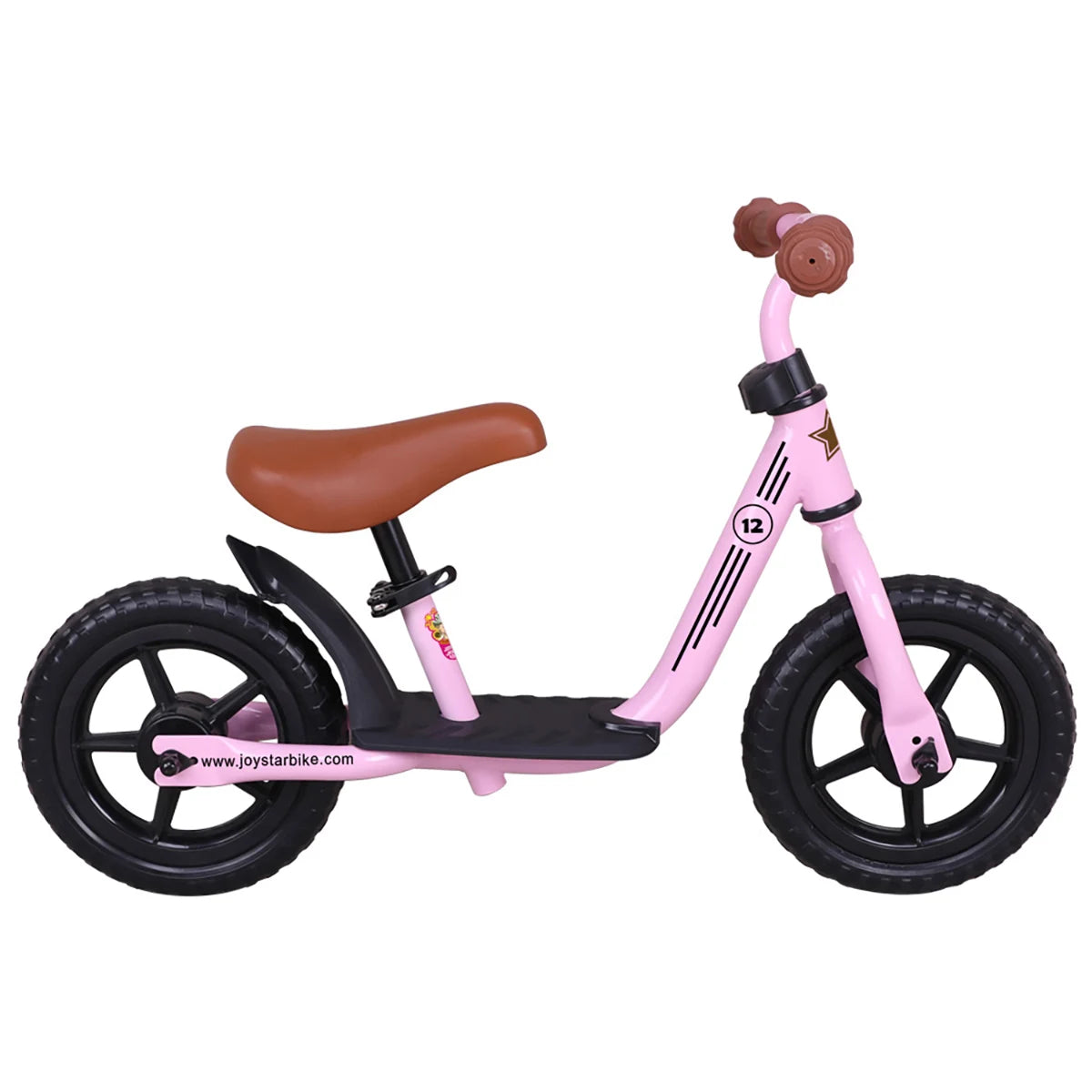 JOYSTAR 10"/12" Toddler Balance Bike for Girls & Boys, with Footrest & Adjustable Seat