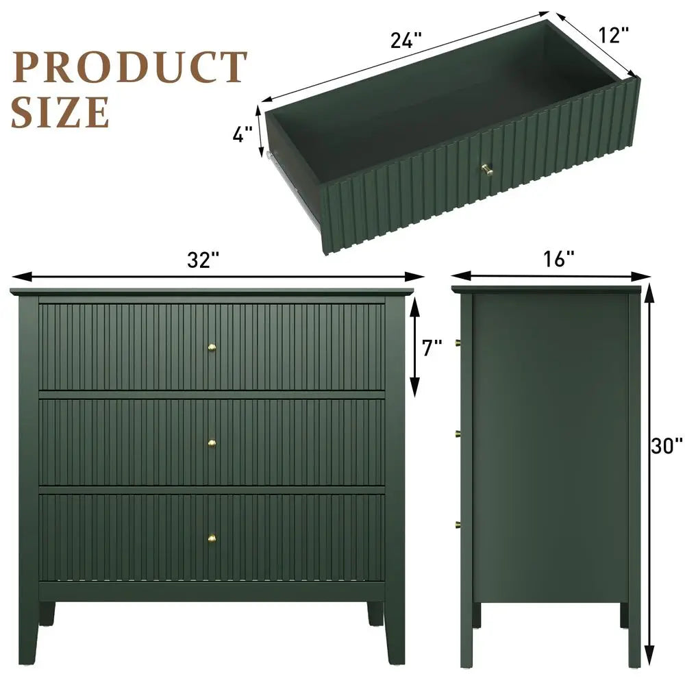 Drawer Dresser Set of 2