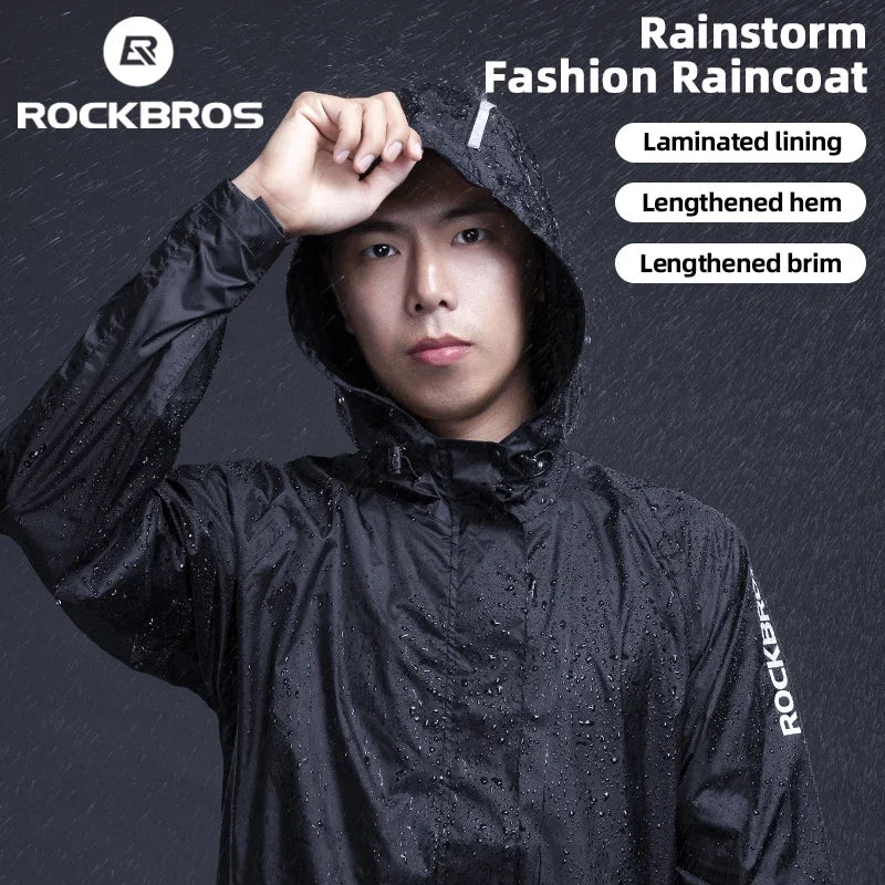 Reflective Outdoor cycling Rain Jacket for Men