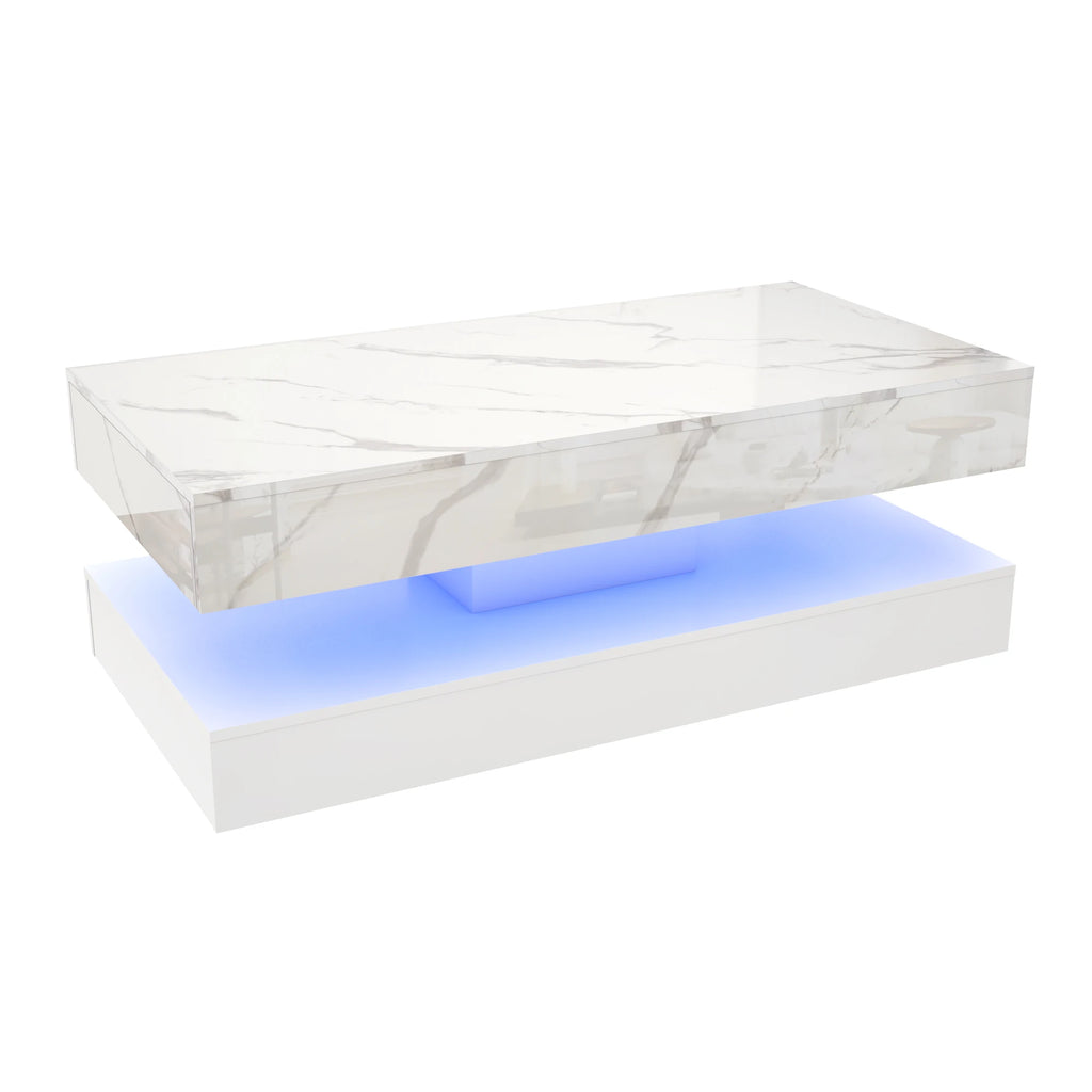 Modern  Coffee Table with LED lights