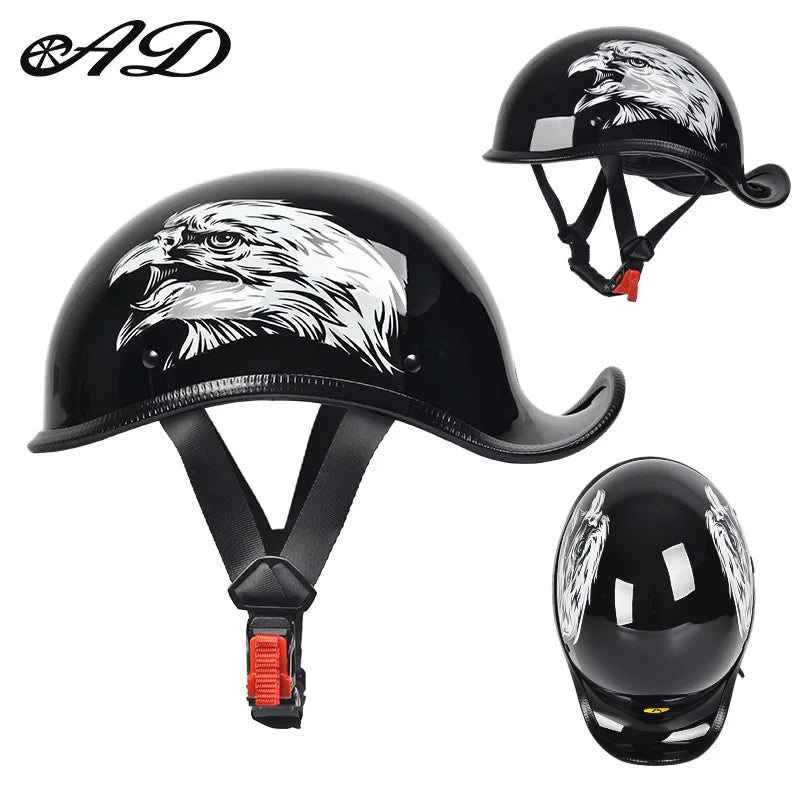 Motorcycle Upturned Tail Helmet
