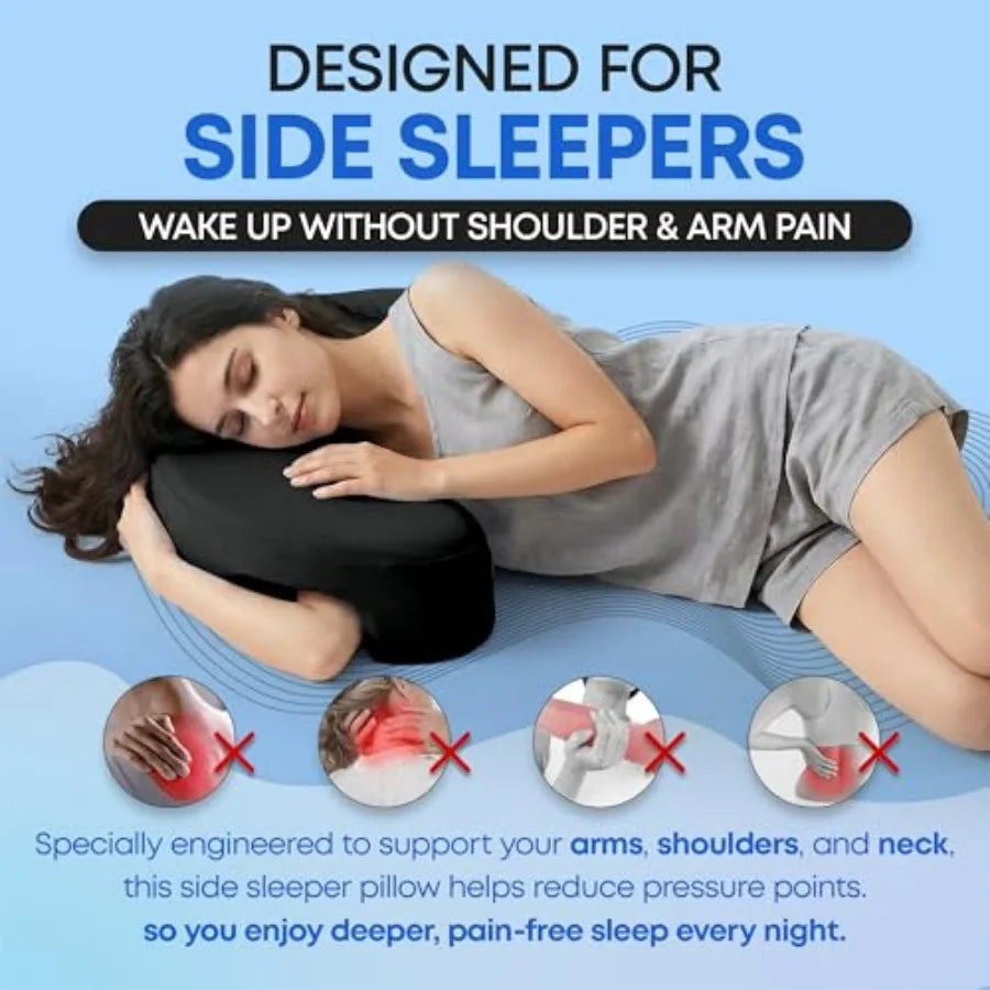 Side Sleeper Pillow with Arm Hole