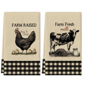 2PCS Farmhouse Kitchen Towels