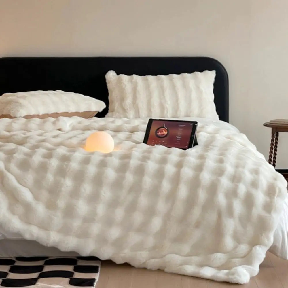 Rabbit Fleece Blanket