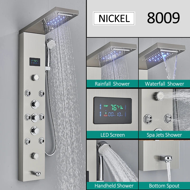 LED Shower Panel Tower System