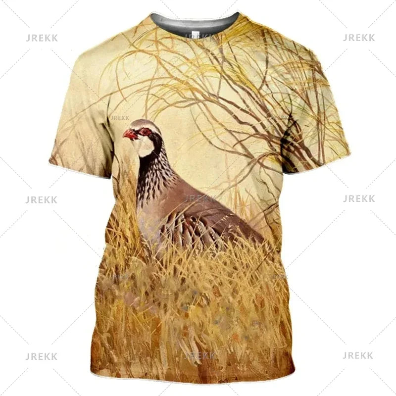 Hunting Camouflage Print T-Shirts