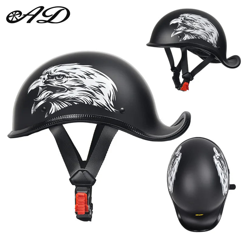 Motorcycle Upturned Tail Helmet