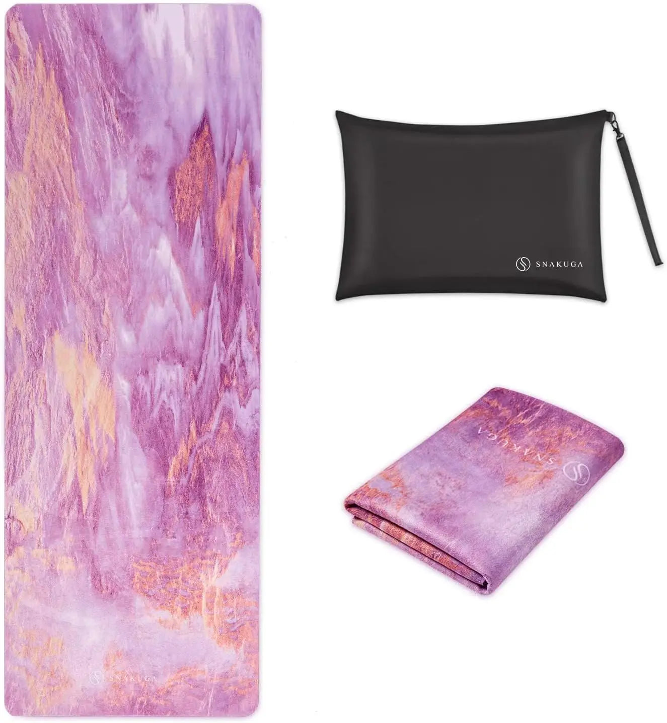 Non-Slip Travel Yoga Mat with Carry-on Bag