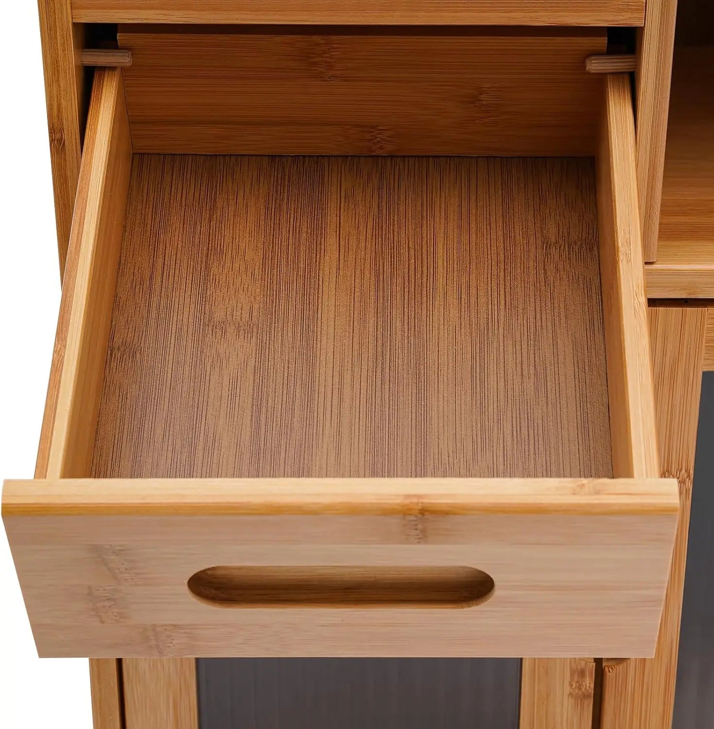 Bamboo Kitchen Pantry Cabinet