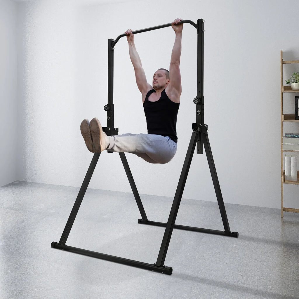 Triangular Pull Up Station, Adjustable Height Strength Training Workout Equipment