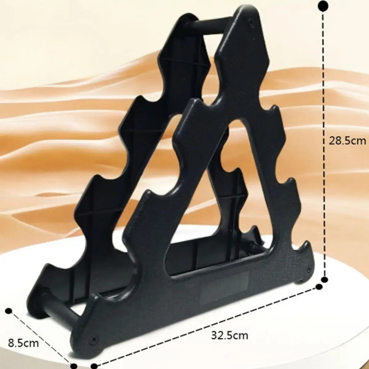 3 Tier Dumbbell Rack Weight Storage Organizer