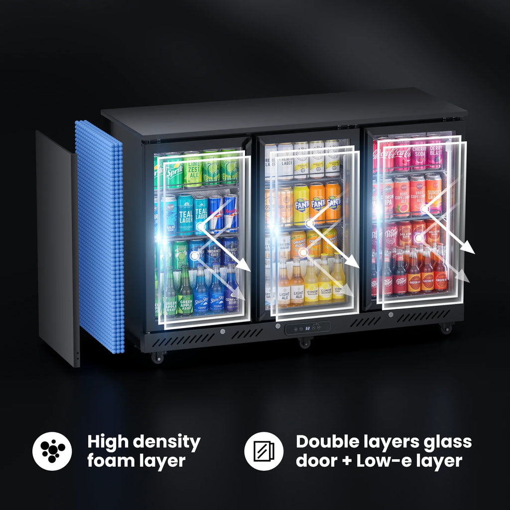 3 Door Commercial Portable Fridger