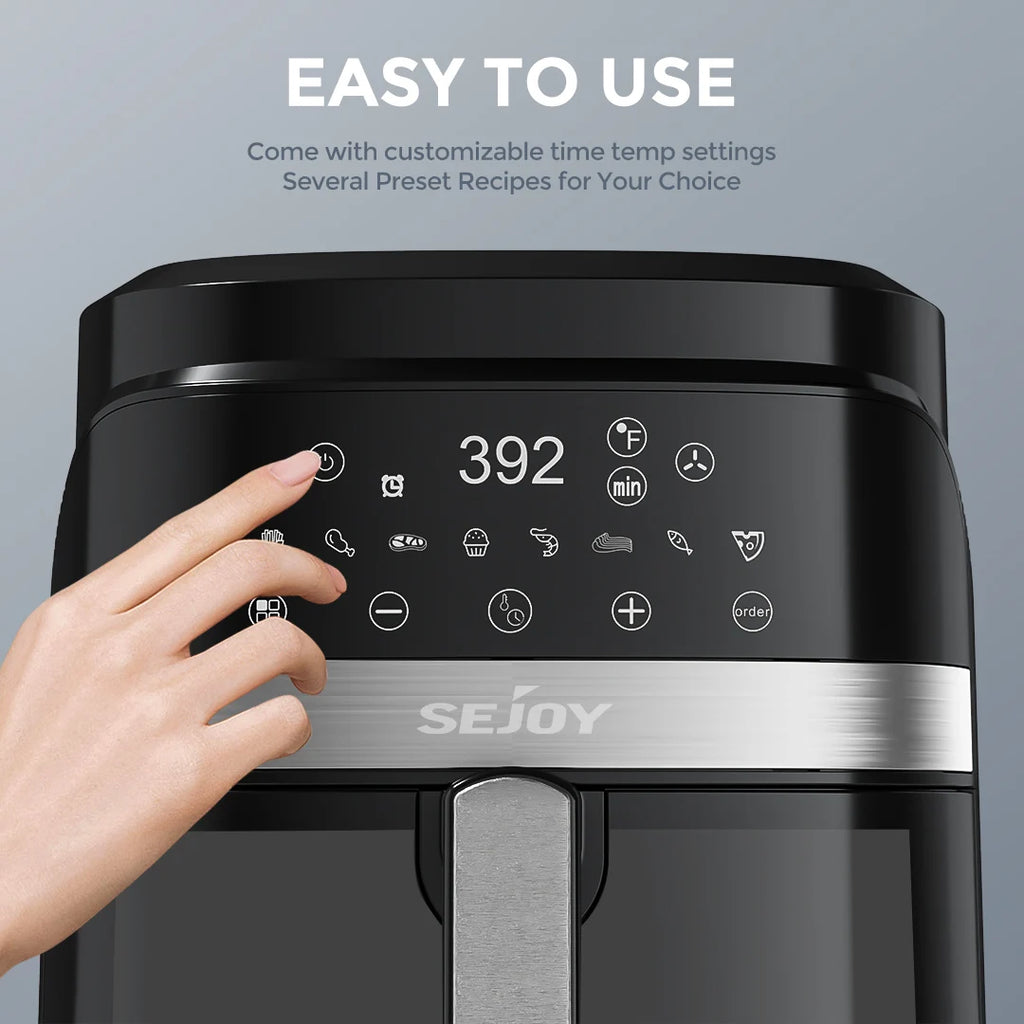 Electric Air Fryer 8-in-1,6 Quart