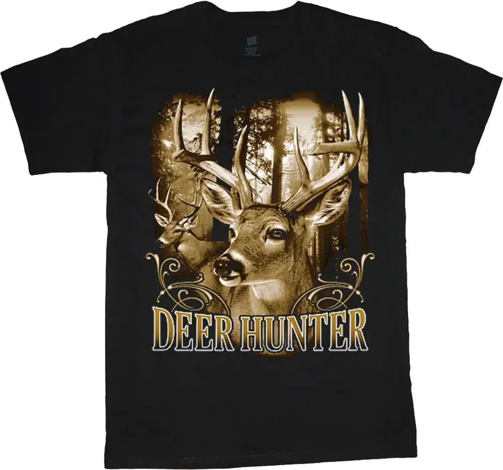 Big and Tall Deer Hunter Hunting T-Shirt