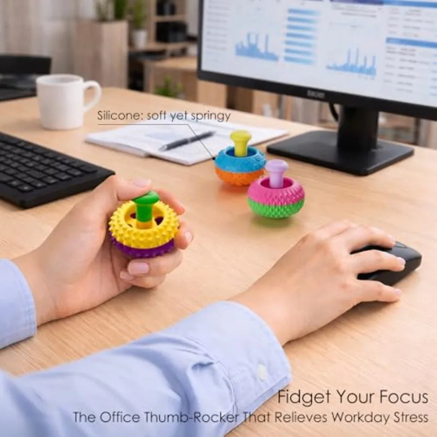 Silicone Thumb Rocker Fidget Toy