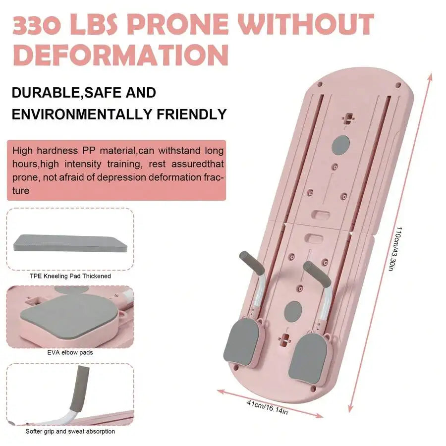 Professional Durable Quality Sliding Pilates Board and Pilates Reformer Set, Multi-Purpose Foldable Board for Home Exercise