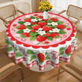 Round Strawberry Tablecloth