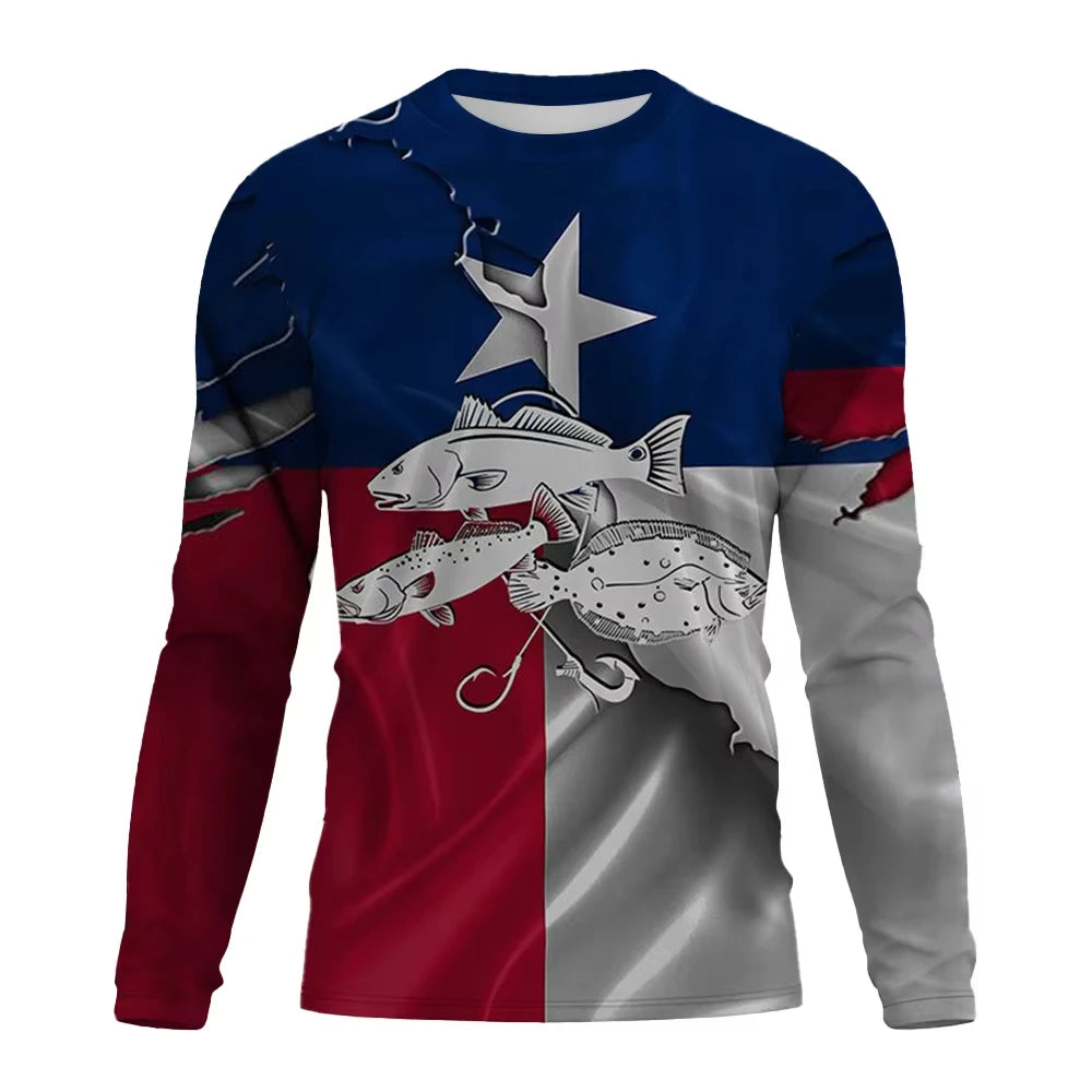 Men Summer Outdoor Fishing Shirts