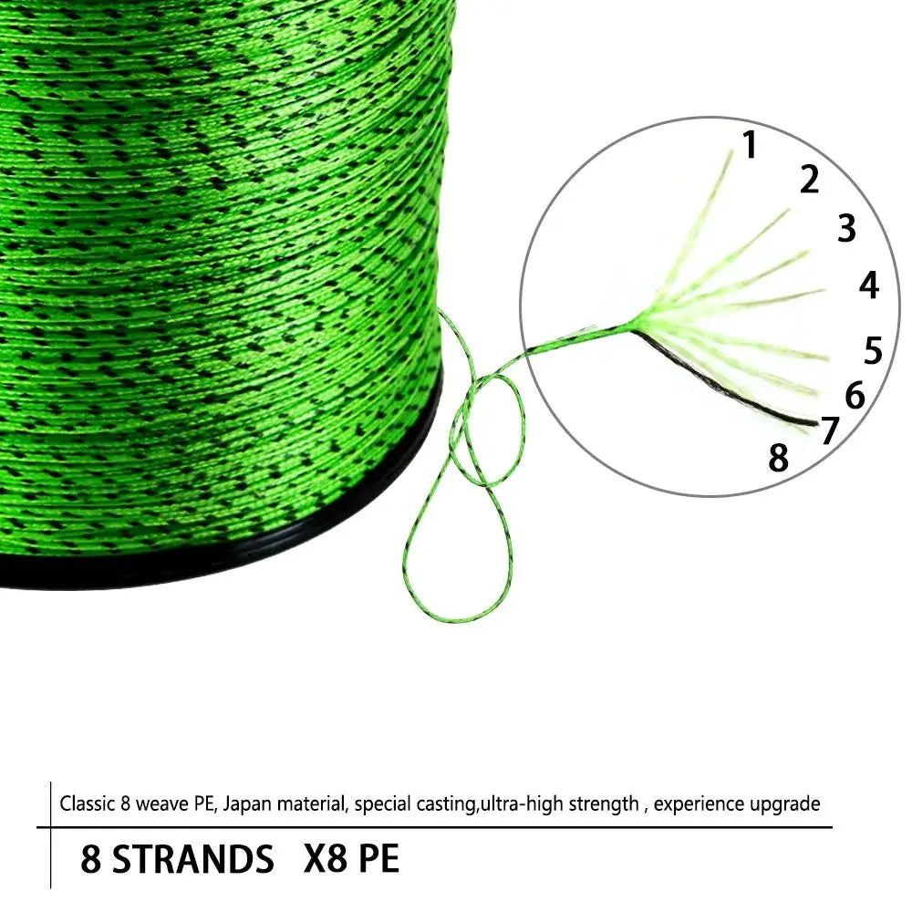 8 Strands Braided Fishing Line