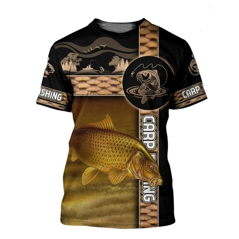 Fishing Themed Outdoor T-shirt